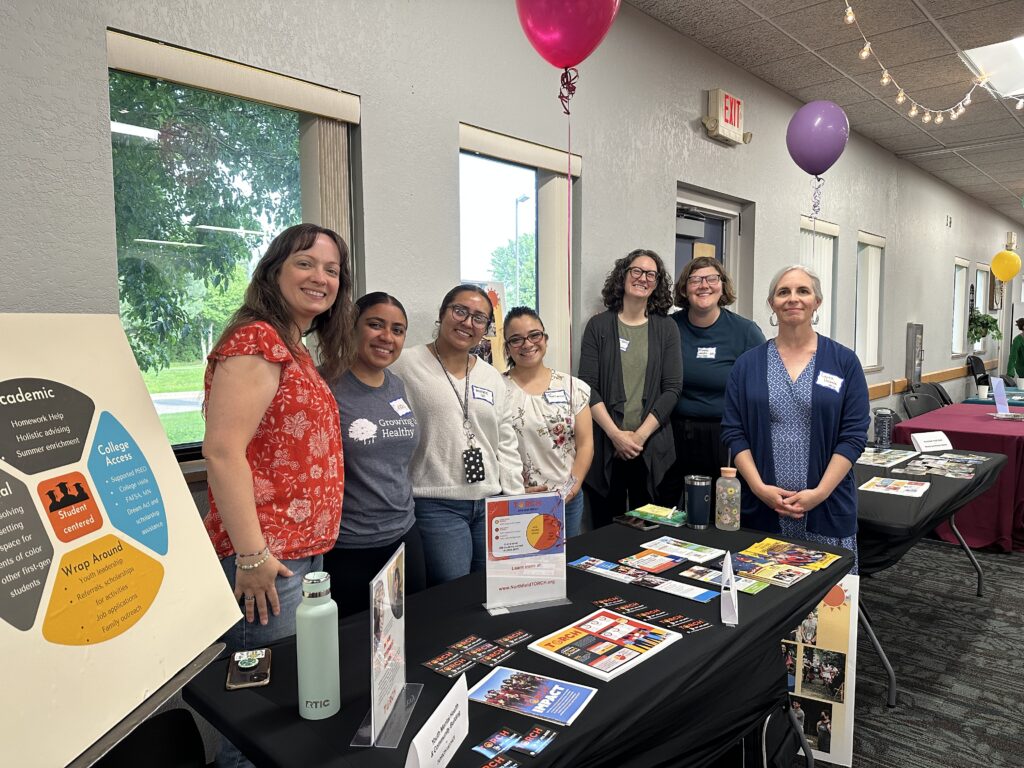 HCI staff gathered at the event